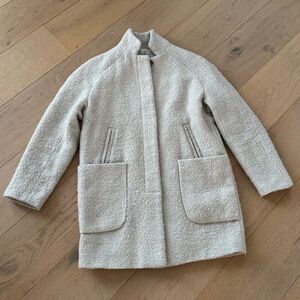 Springfield Wool blend Cream Coat woman’s size 4